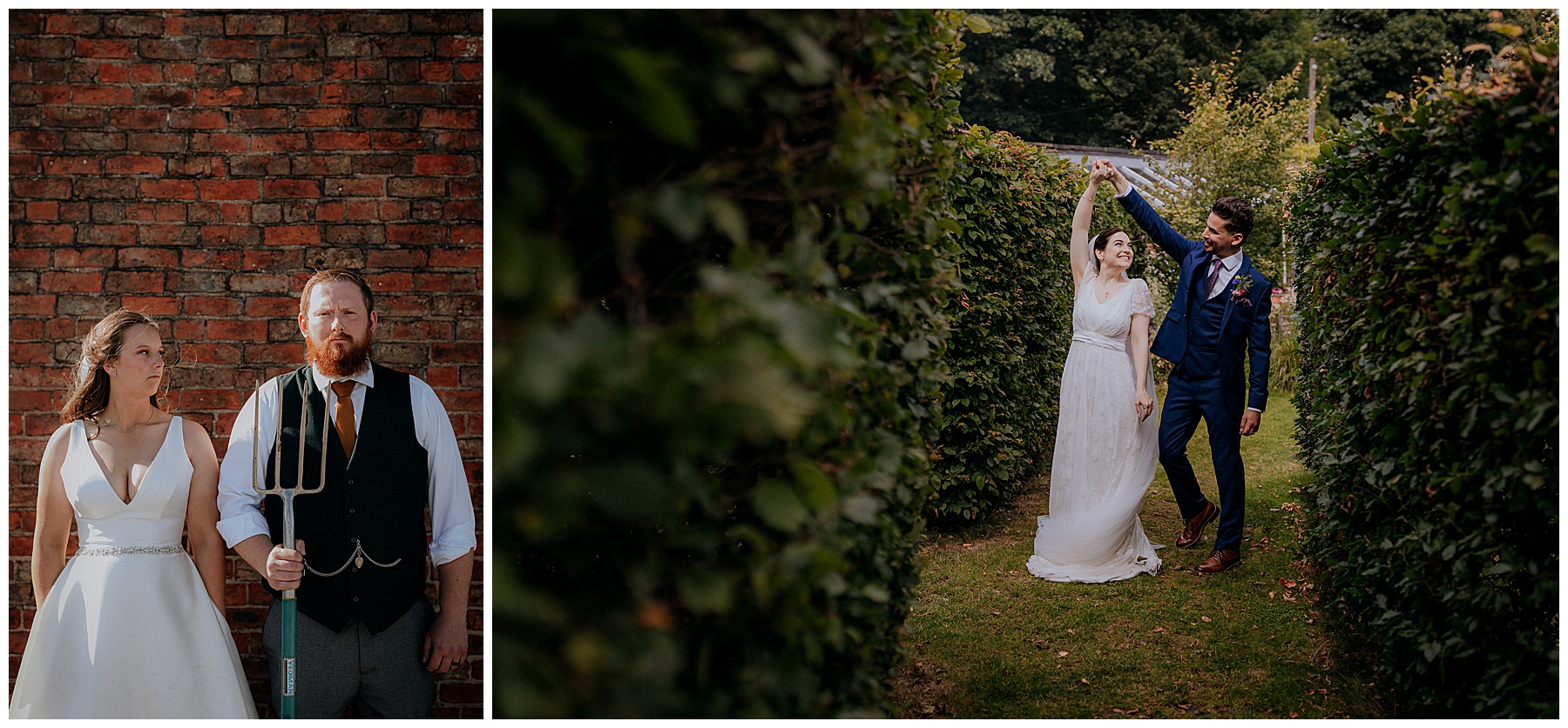 Creative Wedding Photography - The Walled Garden Wedding Venue